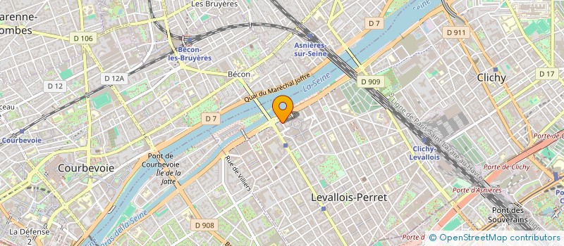 localisation de l'entreprise ALLEZ BONNE CHANCE à LEVALLOIS-PERRET