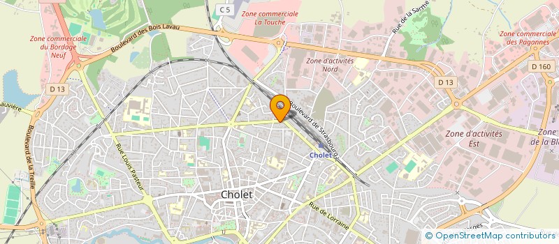localisation de l'entreprise ALLEZ-GO CHRONO à CHOLET