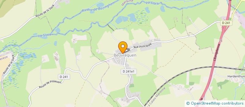 localisation de l'entreprise ALLEZ-LOUP-YA  LEUBRINGHEN