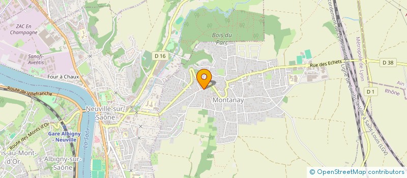 localisation de l'entreprise ALLEZ OM  MONTANAY