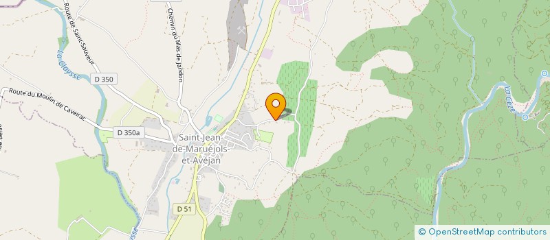 localisation de l'entreprise ALLEZ !!! PROD  SAINT-JEAN-DE-MARUEJOLS-ET-AVEJAN