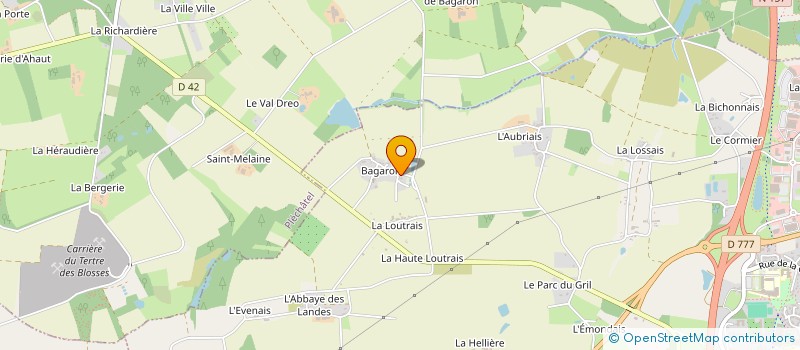 localisation de l'entreprise ALLEZ ROULE SIMONE  BAIN-DE-BRETAGNE