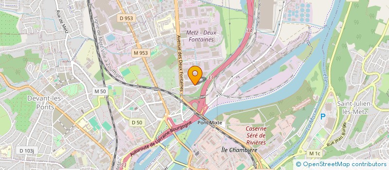 localisation de l'entreprise ALLFIX PRODUITS DE FIXATION  METZ