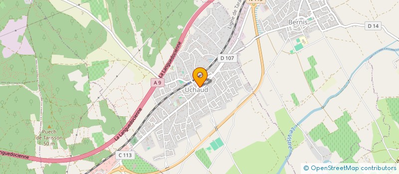 localisation de l'entreprise ALLFRA  UCHAUD