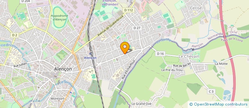 localisation de l'entreprise ALLHEILIG à ALENCON