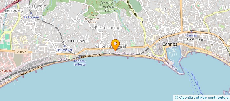 localisation de l'entreprise ALLIA à CANNES
