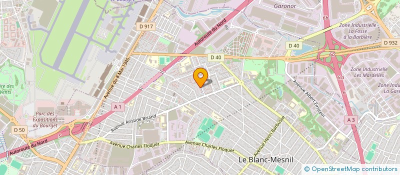 localisation de l'entreprise ALLIA 96 à LE BLANC MESNIL