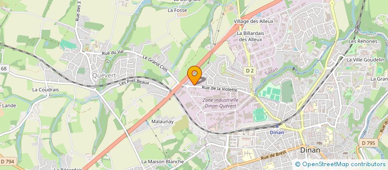 localisation de l'entreprise ALLIA'MEDICAL à QUEVERT
