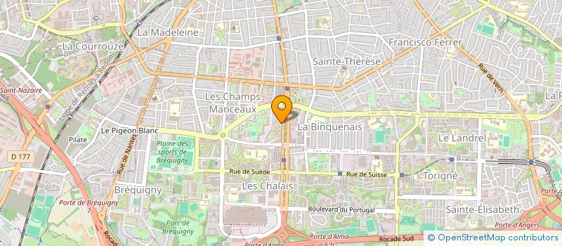 localisation de l'entreprise ALLIA OUEST  RENNES