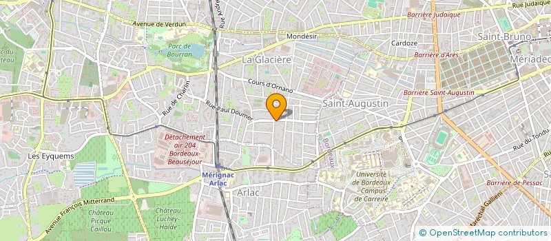 localisation de l'entreprise ALLIA SERVICES à MERIGNAC