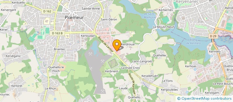 localisation de l'entreprise ALLIAGE à PLOEMEUR