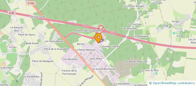 localisation de l'entreprise ALLIAGE  ESVRES