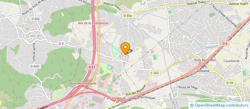 localisation de l'entreprise ALLIAGE à BOUC-BEL-AIR