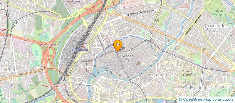 localisation de l'entreprise ALLIAGE à STRASBOURG