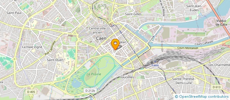 localisation de l'entreprise ALLIAGE à CAEN