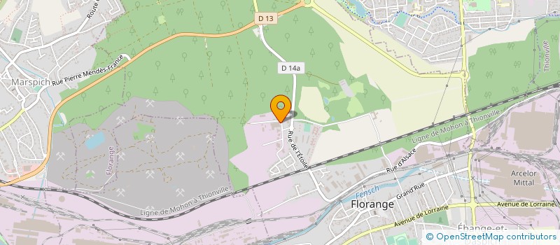 localisation de l'entreprise ALLIAGES INDUSTRIES FRANCE à THIONVILLE