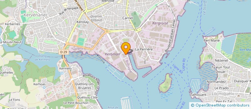 localisation de l'entreprise ALLIAN FI à LORIENT