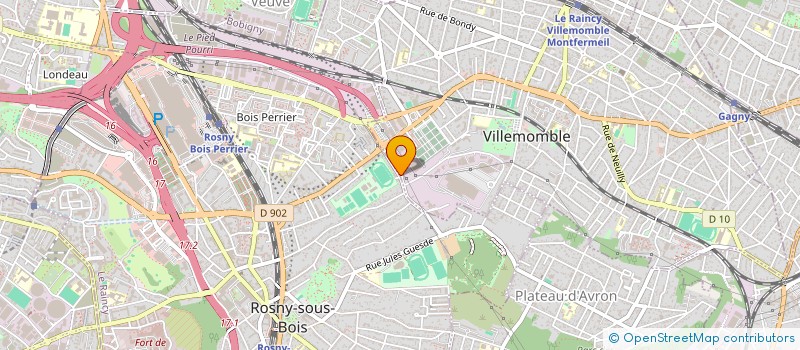 localisation de l'entreprise ALLIAN'S à VILLEMOMBLE