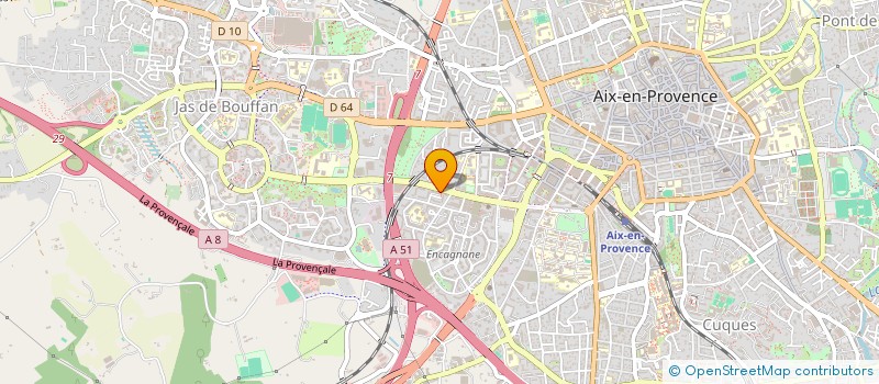localisation de l'entreprise ALLIANCE 1208 à AIX-EN-PROVENCE