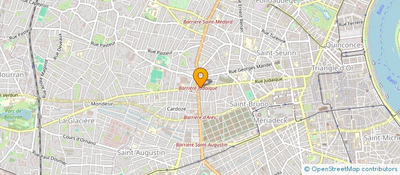 localisation de l'entreprise ALLIANCE 292  BORDEAUX