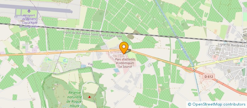 localisation de l'entreprise ALLIANCE 3 IMMOBILIER  VIAS