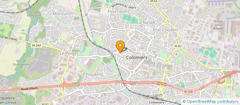 localisation de l'entreprise ALLIANCE 31 à COLOMIERS