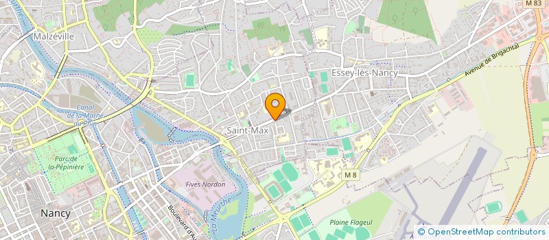 localisation de l'entreprise ALLIANCE  SAINT-MAX