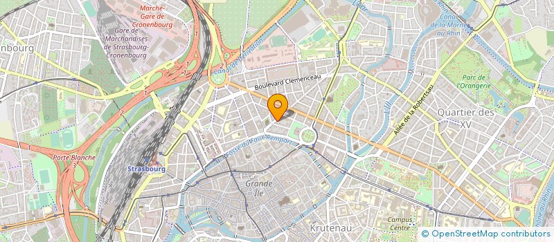 localisation de l'entreprise ALLIANCE à STRASBOURG