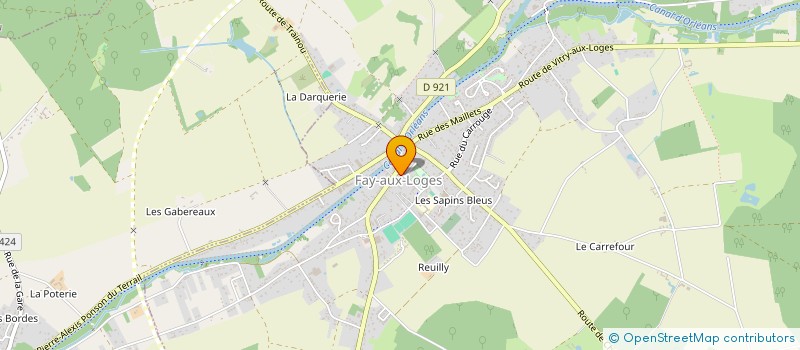 localisation de l'entreprise ALLIANCE 3D à FAY-AUX-LOGES
