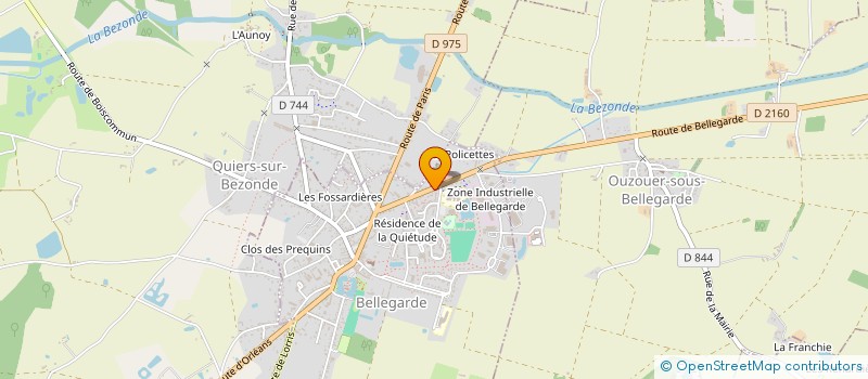 localisation de l'entreprise ALLIANCE 4 à BELLEGARDE