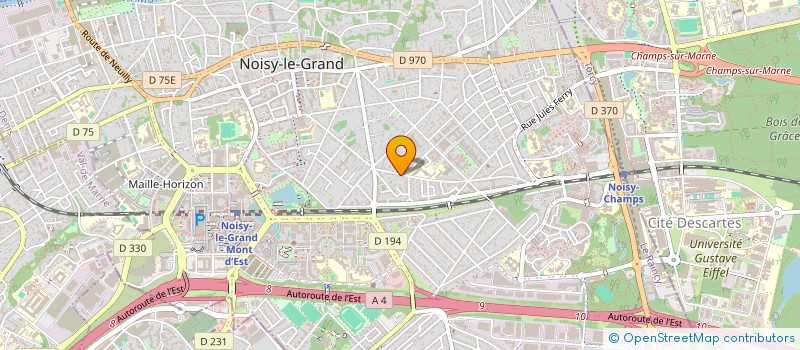 localisation de l'entreprise ALLIANCE à NOISY LE GRAND