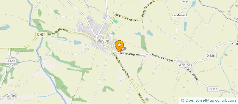 localisation de l'entreprise ALLIANCE  COLOGNE