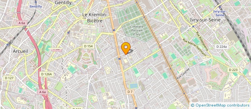 localisation de l'entreprise ALLIANCE  VILLEJUIF