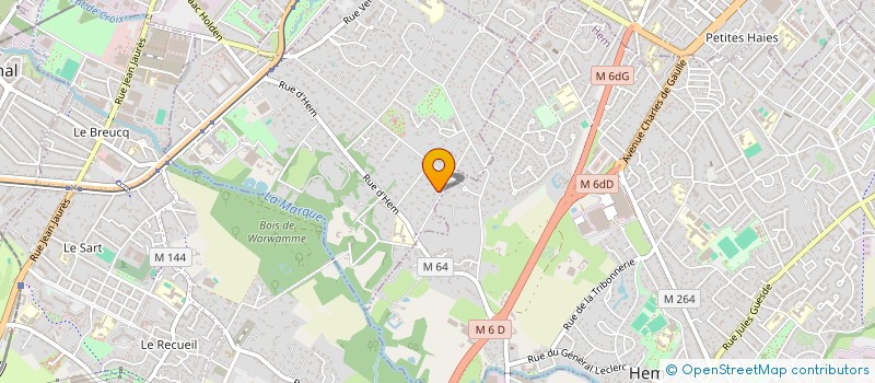 localisation de l'entreprise ALLIANCE à CROIX