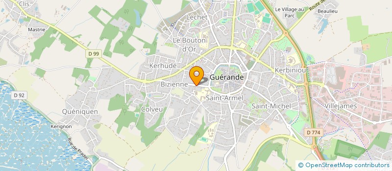 localisation de l'entreprise ALLIANCE  GUERANDE