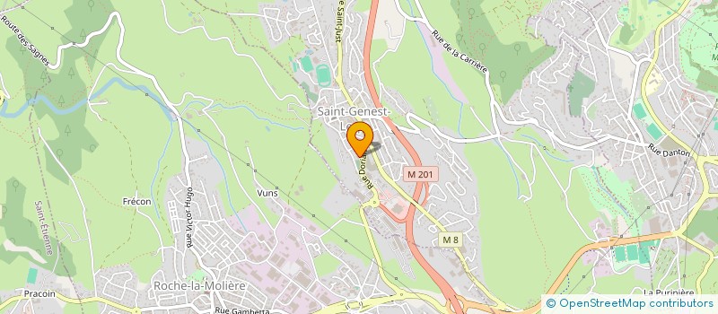 localisation de l'entreprise ALLIANCE  SAINT-GENEST-LERPT