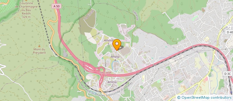 localisation de l'entreprise ALLIANCE  LA CIOTAT