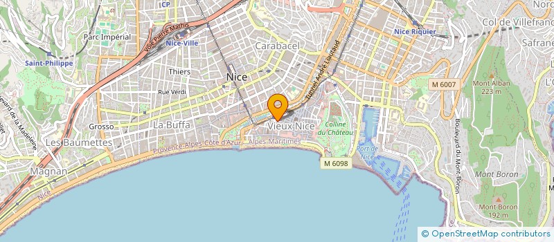 localisation de l'entreprise ALLIANCE à NICE