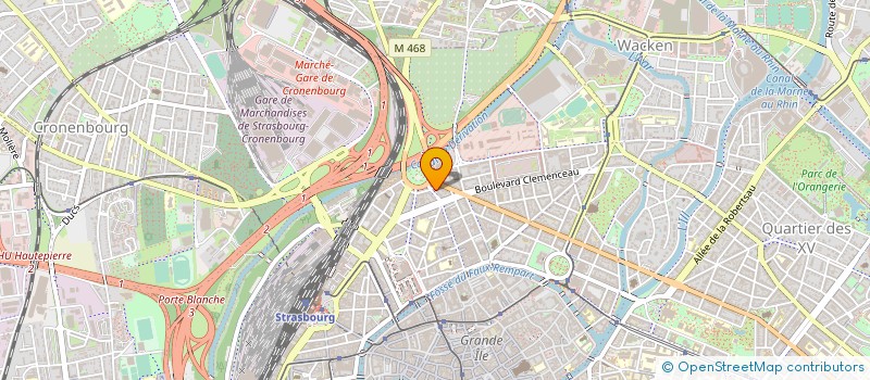 localisation de l'entreprise ALLIANCE à STRASBOURG