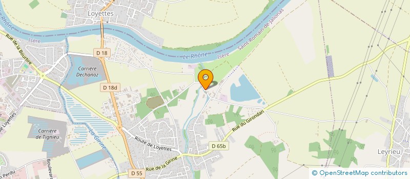 localisation de l'entreprise ALLIANCE  SAINT-ROMAIN-DE-JALIONAS