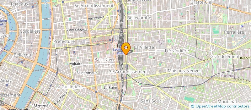 localisation de l'entreprise ALLIANCE  LYON