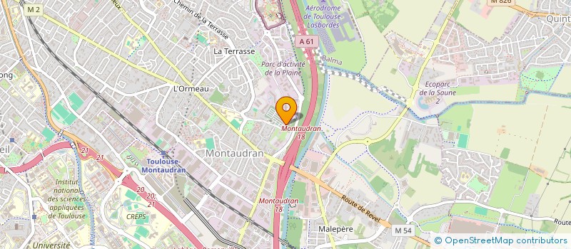 localisation de l'entreprise ALLIANCE à TOULOUSE