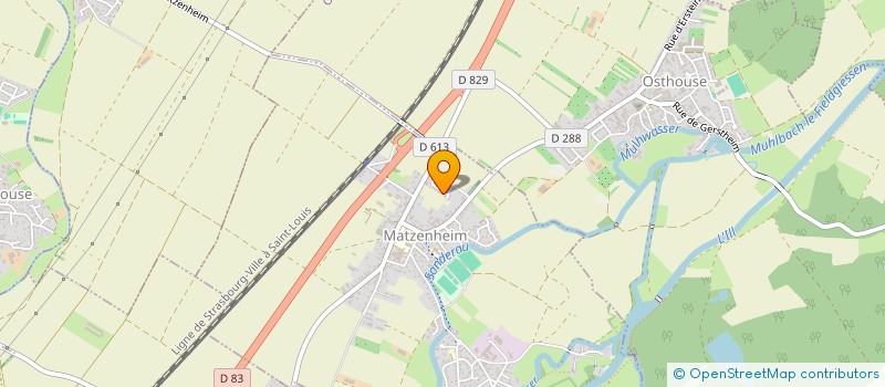 localisation de l'entreprise ALLIANCE  MATZENHEIM