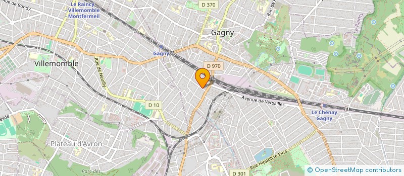 localisation de l'entreprise ALLIANCE à GAGNY