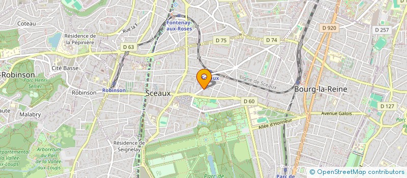 localisation de l'entreprise ALLIANCE à SCEAUX