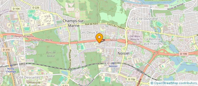 localisation de l'entreprise ALLIANCE à CHAMPS-SUR-MARNE
