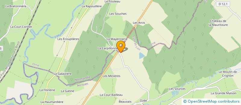 localisation de l'entreprise ALLIANCE à ARCISSES