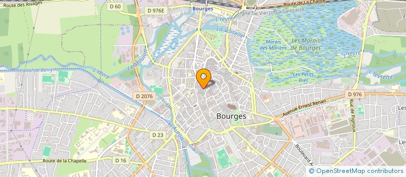 localisation de l'entreprise ALLIANCE  BOURGES