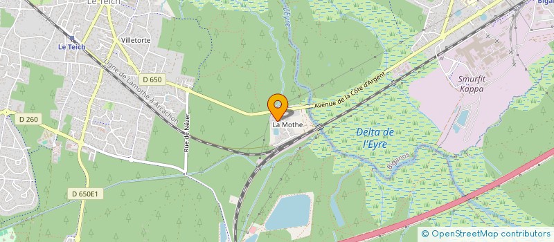 localisation de l'entreprise ALLIANCE  LE TEICH