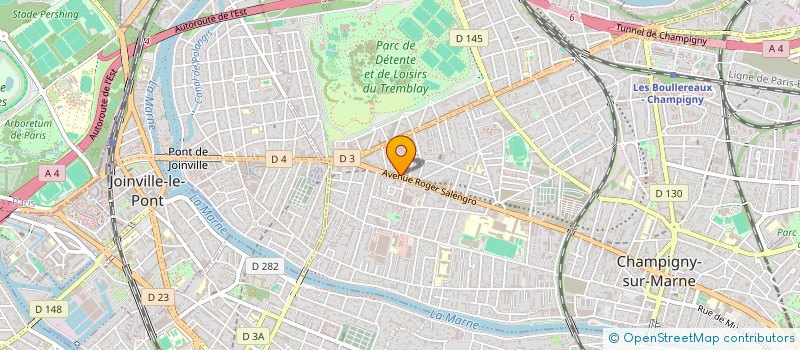 localisation de l'entreprise ALLIANCE à CHAMPIGNY-SUR-MARNE